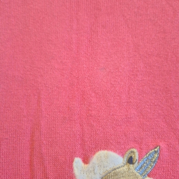 Gymboree Outlet girls size 4T pink sweater dress with embroidered unicorn VGUC - Picture 6 of 6